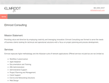 Tablet Screenshot of elmroot.com